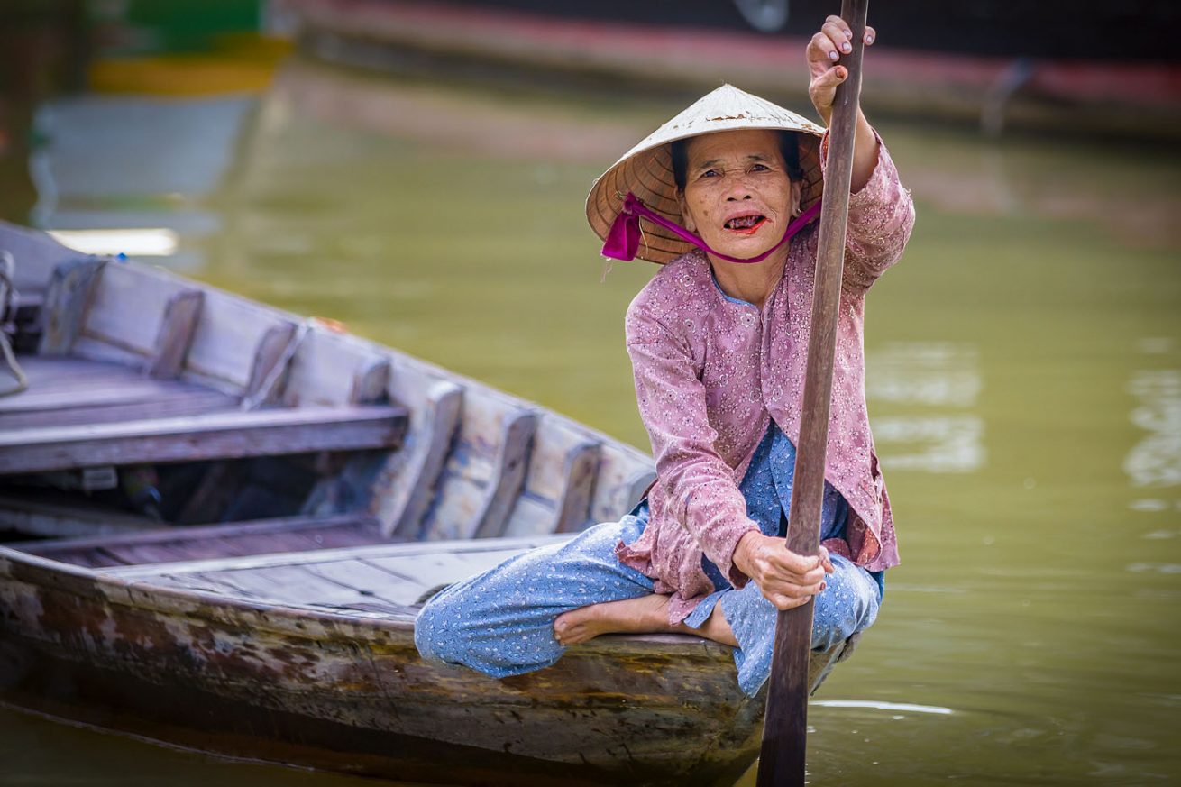 Hoi An Boatwoman - Vietnam