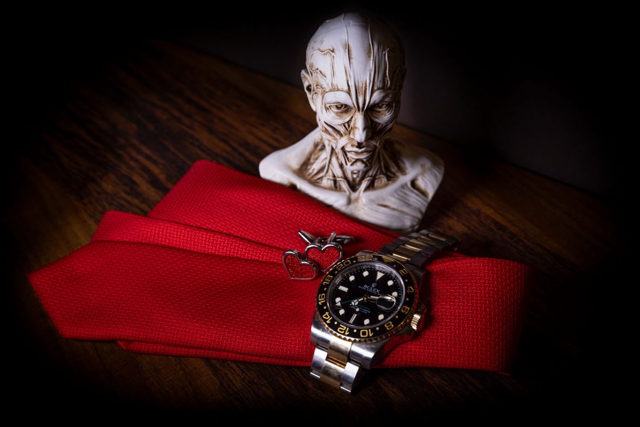Red Tie and Rolex